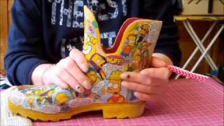 ☔️🌧☔️ DIY Gummistiefel DIY ☔️🌧☔️ [upl. by Etnoled]