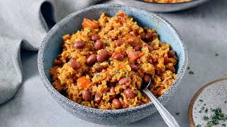 How To Make The Perfect Spanish RICE AND BEANS [upl. by Naugal]