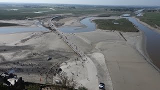 Mont StMichel Is an Island Once More [upl. by Cherrita]