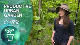 A highly productive smallscale urban garden  Urban Farming  Gardening Australia [upl. by Grati]