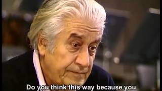 Sergiu Celibidache despre filozofia muzicii  subtitrat română  traducere necorectată [upl. by Ynaitirb837]