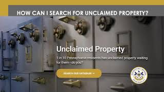 How Unclaimed Property Works in Pennsylvania [upl. by Gut]