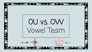 OU vs OW  4 Minute Phonics [upl. by Nnylaj]