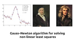 GaussNewton algorithm for solving non linear least squares explained [upl. by Avruch]