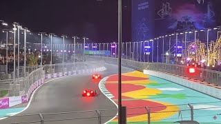 Mick Schumacher qualifying crash 2022 Saudi GP [upl. by Eerat]