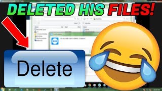 SCAMMER RAGES WHEN I DELETE HIS FILES [upl. by Acima]