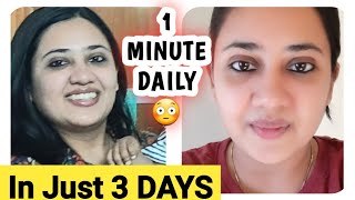 REDUCE FACE FAT  DOUBLE CHIN  3 DAYS CHALLENGE TO GET RID OF FACE FAT  Lose Face Fat Fast 🔥🔥 [upl. by Ffirahs422]