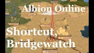 Albion Online  Caerleon to Bridgewatch fast almost safely [upl. by Eehc]