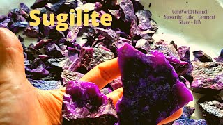 💎 GemWorld Presents DISCOVER Sugilite a rare deep purple gemstone from South Africa [upl. by Dumm]