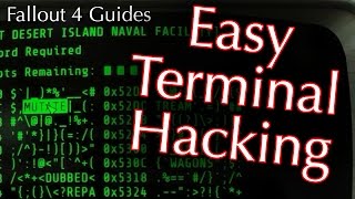 Fallout 4 How to Hack Terminals  This Trick Makes It Easier [upl. by Akamaozu]