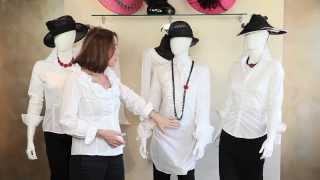 quotFashion Tips Wearing White Blouses Tutorial [upl. by Anirehtac]