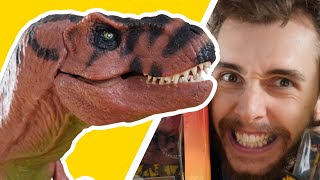 A NEW RUBBER TREX TOY  Jurassic Unboxing [upl. by Naillil]