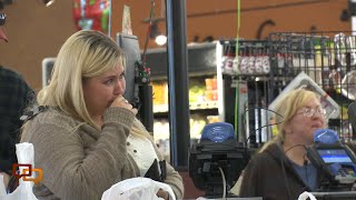 Caught on camera Grocery store shoppers get a surprise [upl. by Inafetse722]