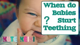 When Do Babies Start Teething [upl. by Rufena]