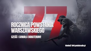 77 rocznica Powstania Warszawskiego  Rondo im Romana Dmowskiego [upl. by Hutson]