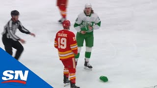 Matthew Tkachuk Gets Under The Maple Leafs Skin  NHL Fights Of The Week [upl. by Irahc]