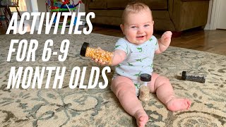 ACTIVITIES FOR 69 MONTH OLD BABIES  Sensory Play [upl. by Dud]