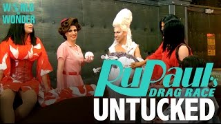 Untucked RuPauls Drag Race Season 8  Episode 5 quotSupermodel Snatch Gamequot [upl. by Aneehsram]