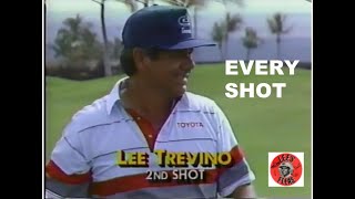 LEE TREVINO EVERY SHOT 1990 SENIOR SKINS Back 9 Part One [upl. by Adirem]