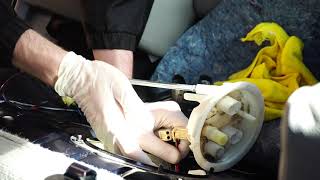 How to Replace BMW Low Pressure Fuel Pump Assembly E8688M [upl. by Ordisy]