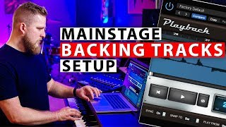 How to Setup Simple Backing Tracks in MainStage 3 using the Playback Plugin [upl. by Raleigh357]