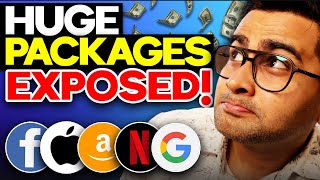 CTC vs IN HAND SALARY  Huge Packages Explained🤔 GOOGLE MICROSOFT Facebook [upl. by Acnaiv]