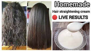 KERATIN HAIR TREATMENT At Home for straight silky shiny amp healthy hairs [upl. by Skutchan]