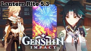 Genshin Impact  Lantern Rite 53 All XiaoAether scenes [upl. by Oleg]