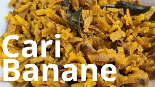 Cari Banane  Banana Curry  Mauritian Recipe [upl. by Siroval]