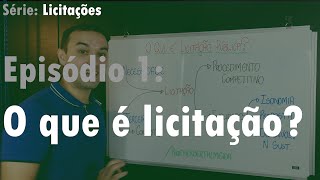 Licitação Pública E1  Conceito e finalidade [upl. by Ellekim]