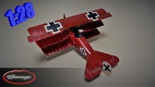 128 Revell Fokker DR1 Roter Baron Baubericht  how to build  Bausatzvorstellung  Tutorial [upl. by Whiney]