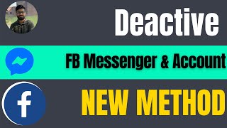 How to deactivate facebook messenger amp Account 2024 🔥 [upl. by Montgomery]