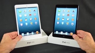 Apple iPad mini White vs Black Unboxing amp Demo [upl. by Cinelli354]