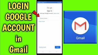 How to Login Google Account in Gmail App [upl. by Koo473]