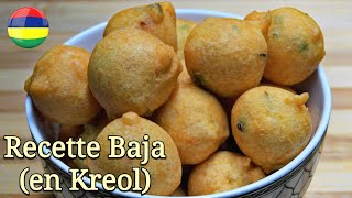 Recette Baja Mauricien en Kreol  Bhajia Special Ramadan [upl. by Otrevogir703]