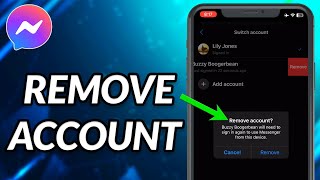 How To Remove An Account From Messenger On iPhone [upl. by Ocker267]