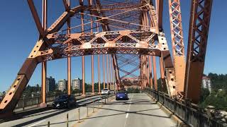 C60L driving over the Pattullo Bridge [upl. by Zwiebel]