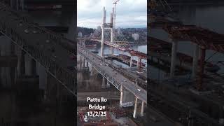 Pattullo Bridge  Feb 13 2025 [upl. by Bradwell]