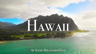 Hawaii 4K  Scenic Relaxation Film with Calming Music [upl. by Oreves563]