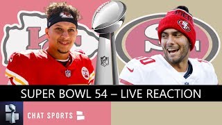 Super Bowl 2020 Live Stream Reaction amp Updates On 49ers vs Chiefs Highlights amp Halftime Show [upl. by Leuqar]