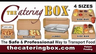 The Catering Box  SERVE FOOD RIGHT OUT OF THE BOX [upl. by Lertnahs]