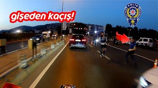 TÜRKİYEDE POLİSTEN KAÇAN MOTORCULAR [upl. by Leirol]