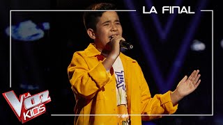 Levi Díaz canta Never enough  Final  La Voz Kids Antena 3 2021 [upl. by Thorndike]