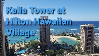 Kalia Tower at Hilton Hawaiian Village  Room Tour [upl. by Sedecram223]