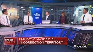 Dow drops 1100 points continues fastest 10 drop in history [upl. by Hadeis421]