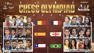 FIDE Chess Olympiad 2022 Day 5 [upl. by Nosremaj]