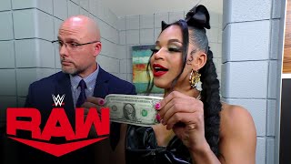 Bianca Belair pays onedollar fine Raw April 18 2022 [upl. by Aker917]