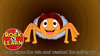 Itsy Bitsy Spider With Lyrics [upl. by Johan]