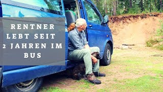 Rentner Peter lebt mit Hündin im VW Bus [upl. by Copp]