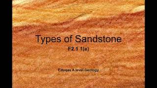 Types of Sandstone [upl. by Nered]